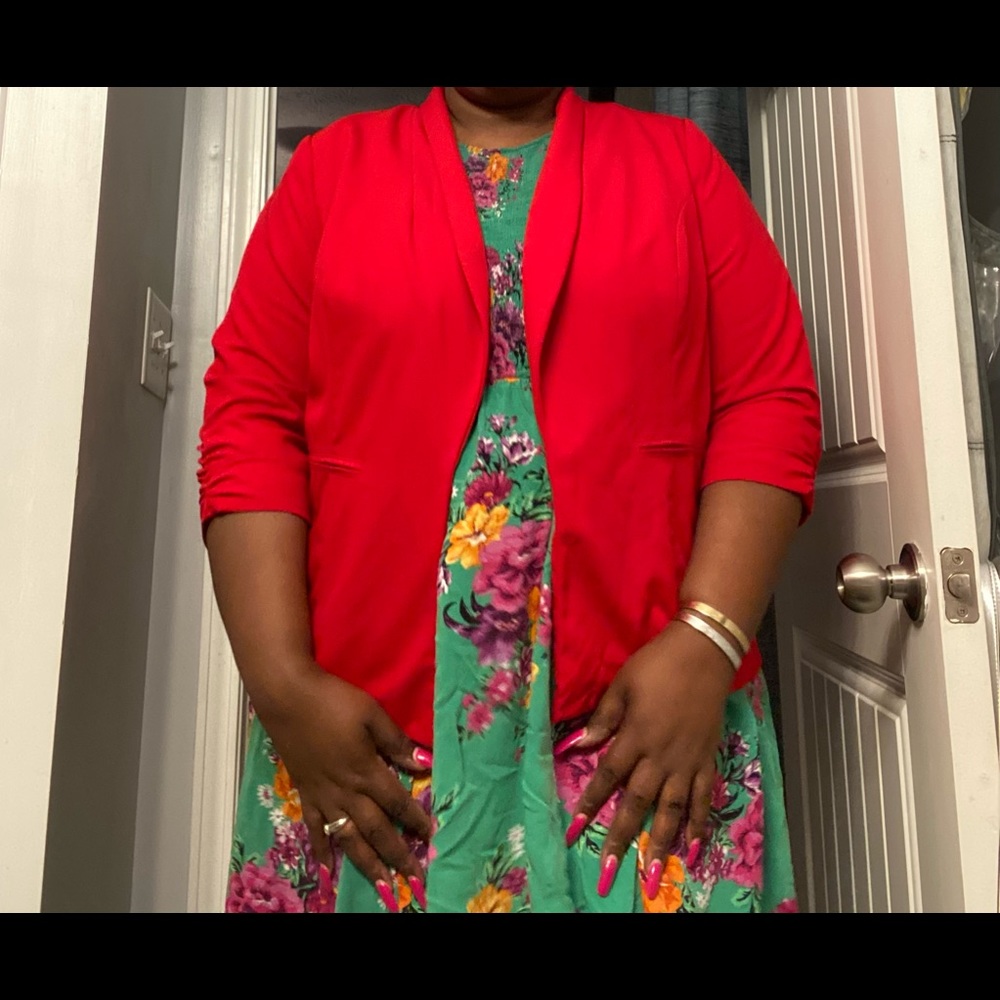 Red blazer - Picture 2 of 4